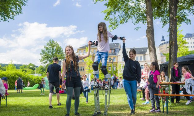 Kinderlachen im Greizer Goehtepark – der Nachmittag in Fotos